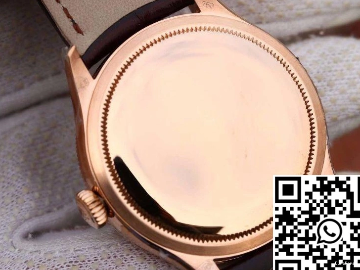 18K Factory MKS 50515 Gold Case Celini Rolex Rose Date 0130